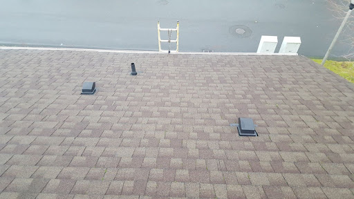 A clean and newly treated roof.